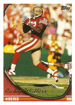 Ricky Watters San Francisco 49ers 1994 Topps NFL #500
